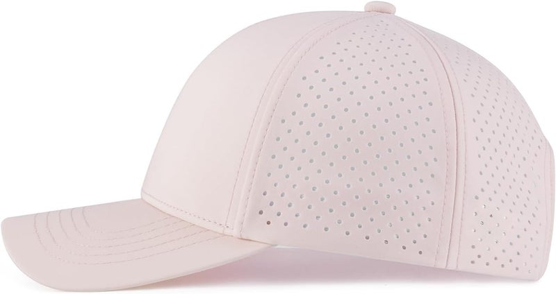 VOBOOM Men Quick Dry Baseball Cap Laser Cut Mesh Ball Curved Brim Snapback Hat - Image 3